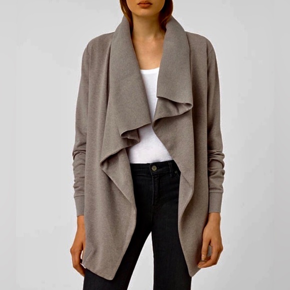 ALLSAINTS Dahlia grey Sweatshirt with zipper on the collar - Picture 1 of 16